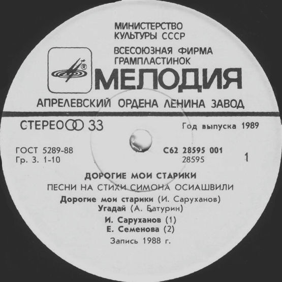 Саруханов песни глаза. Песни вышедшие в 1988. Песни вышедшие в 1995 году.